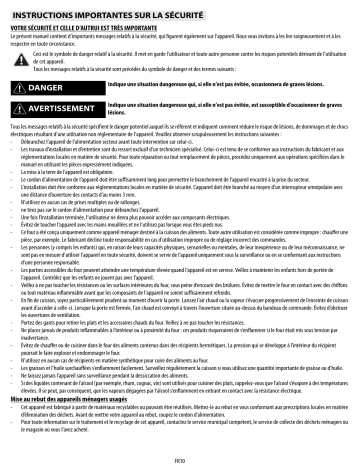 AKP 313/IX | Mode d'emploi | Whirlpool AKP 541 IX Manuel utilisateur | Fixfr