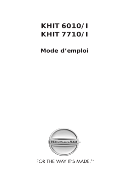 Whirlpool KHIT 7710/I Manuel utilisateur