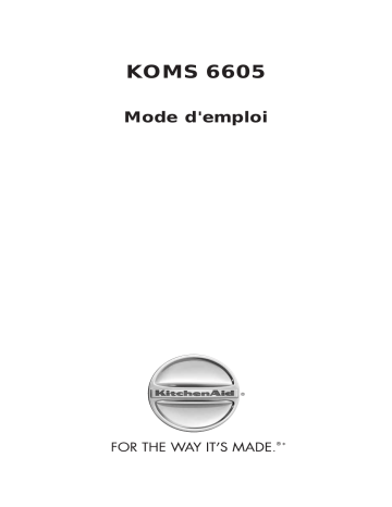 KOMS 6630/IX | Mode d'emploi | Whirlpool KOMS 6605/IX Manuel utilisateur | Fixfr