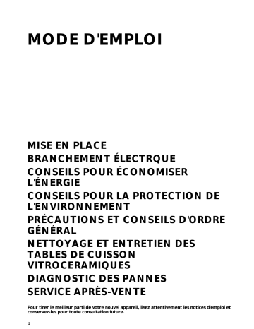 Mode d'emploi | Whirlpool AKM 491/IX Manuel utilisateur | Fixfr