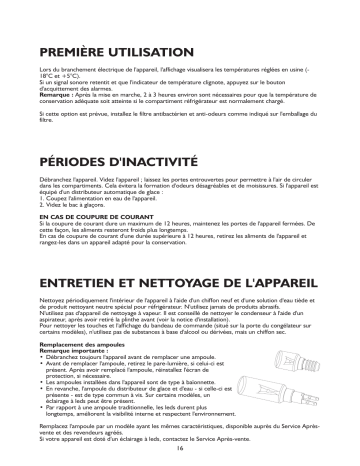 KSN 562 A++ SW | KSN 562 A++ WS | KSN 568 A++ ES | KSN 560/1 A+ ES | KSN 862 A++ IL | Mode d'emploi | Whirlpool KSN 581 A++ IN Manuel utilisateur | Fixfr