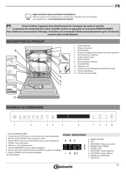 Bauknecht BCIF 3O33 DELTS Manuel utilisateur