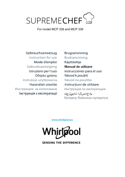 Whirlpool MWP 339 SW Manuel utilisateur