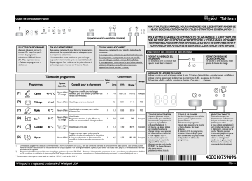 Mode d'emploi | Whirlpool ADG 400 IX Manuel utilisateur | Fixfr