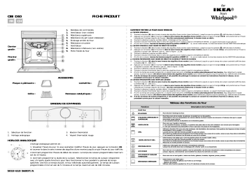 Mode d'emploi | Whirlpool 300 947 71 Manuel utilisateur | Fixfr