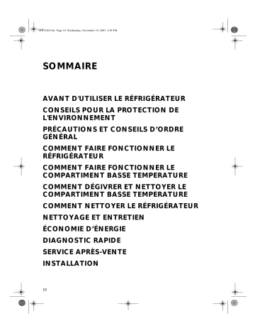 623.2.02 | 623 212 | 623 202 | Mode d'emploi | Whirlpool 623.2.12 Manuel utilisateur | Fixfr