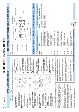 Whirlpool MW 26 Manuel utilisateur