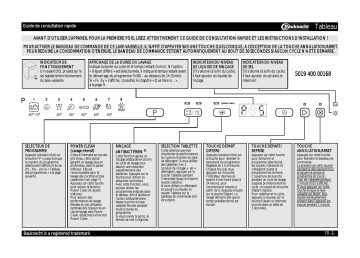 Mode d'emploi | Bauknecht GSX 7977 Manuel utilisateur | Fixfr