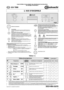 Whirlpool GSI 7990 IN Manuel utilisateur