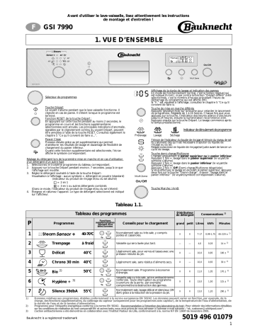 Mode d'emploi | Whirlpool GSI 7990 IN Manuel utilisateur | Fixfr