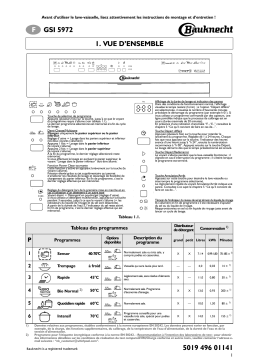 Whirlpool GSI 5972 IN Manuel utilisateur