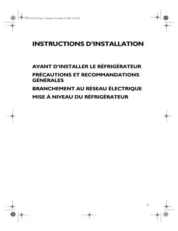 Mode d'emploi | Whirlpool S20E RWW1V-A/G Manuel utilisateur | Fixfr