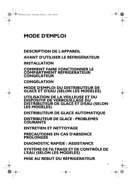 Whirlpool S20E RWW2V-A/G Manuel utilisateur