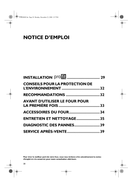 Whirlpool BLPE 8009 IN Manuel utilisateur