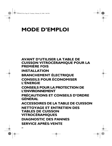 AKM 990/BA/01 | AKM 992/IF | AKM 992/IX | AKM 987/BA/01 | Mode d'emploi | Whirlpool AKM 995/BA/01 Manuel utilisateur | Fixfr