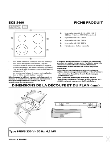 EKS 3460 BR | EKS 3460 SW | EKS 3460 WS | Mode d'emploi | Whirlpool EKS 3460 IN Manuel utilisateur | Fixfr