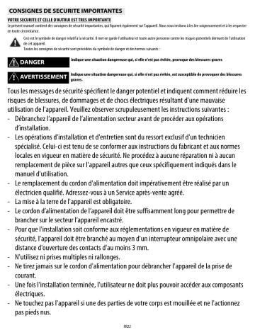 BLCK 8250 IN | Mode d'emploi | Whirlpool BLCK 8251 IN Manuel utilisateur | Fixfr