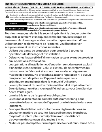 AKZM 7632/WH | AKZM 7632/IXL | Mode d'emploi | Whirlpool AKZM 7632/NB Manuel utilisateur | Fixfr