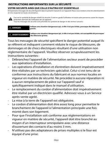 Mode d'emploi | Whirlpool AKZM 830/IX Manuel utilisateur | Fixfr