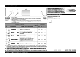 Whirlpool ADG 6550 IX Manuel utilisateur