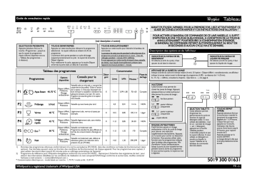 Mode d'emploi | Whirlpool ADG 6999 FD Manuel utilisateur | Fixfr