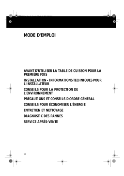 Mode d'emploi des tables de cuisson + Chat IA & PDF