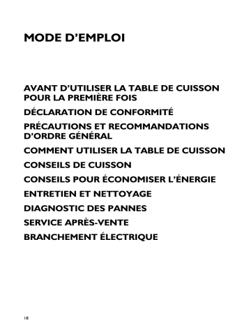 HB F100 W | Mode d'emploi | Whirlpool HB F100 S Manuel utilisateur | Fixfr