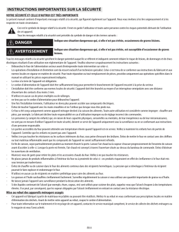 AKP 428/IX | Mode d'emploi | Whirlpool AKP 443/IX Manuel utilisateur | Fixfr