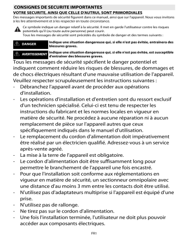 Mode d'emploi | Whirlpool AKZ 280/IX Manuel utilisateur | Fixfr