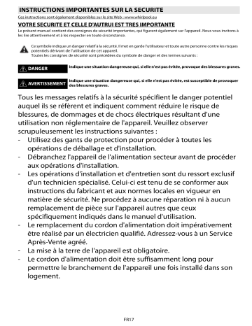 Mode d'emploi | Whirlpool FP 320/IX Manuel utilisateur | Fixfr