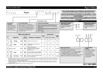 Mode d'emploi | Whirlpool ADG 5820 FD A+ Manuel utilisateur | Fixfr