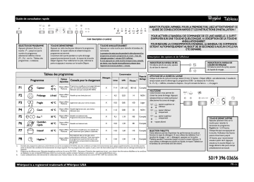 Mode d'emploi | Whirlpool ADG 8800 IX Manuel utilisateur | Fixfr