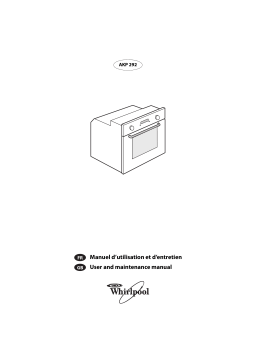 Whirlpool AKP 292/IX Manuel utilisateur