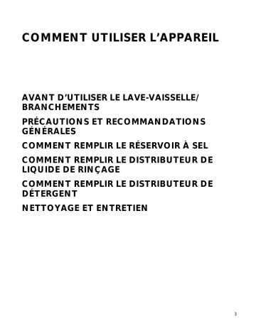 ADP 6940/5 IX | ADG 8984 WH | ADP 6736 IX | ADP 6940/5 WH | ADG 8984 NB | ADP 6835 WH | ADG 8984 IX | Mode d'emploi | Whirlpool ADP 6535 WH Manuel utilisateur | Fixfr