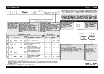 Mode d'emploi | Whirlpool ADG 9820 FD A+ Manuel utilisateur | Fixfr