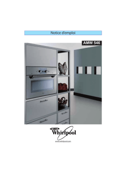 Whirlpool AMW 546 TI Manuel utilisateur