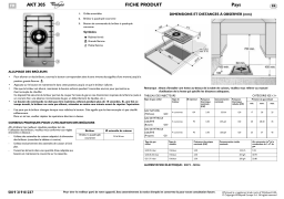 Whirlpool AKT 305/IX Manuel utilisateur