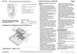 Whirlpool AKT 326/IX Manuel utilisateur