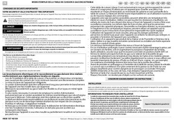 Mode d'emploi | Whirlpool AKR 353/IX Manuel utilisateur | Fixfr