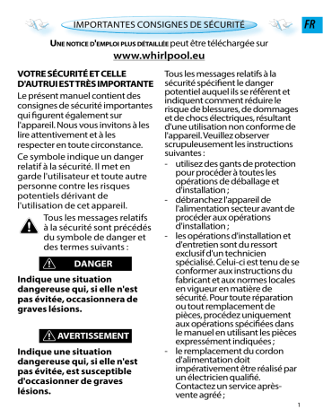 AMW 498/IX | AMW 437 IX | Mode d'emploi | Whirlpool AMW 494 IX Manuel utilisateur | Fixfr