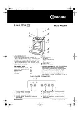 Whirlpool S 5505 WS Manuel utilisateur