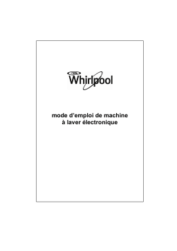 Whirlpool AWG/L 5081 Manuel utilisateur