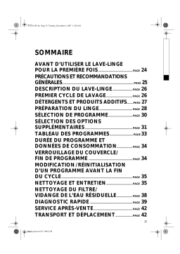 Whirlpool WA ADORINA T Manuel utilisateur