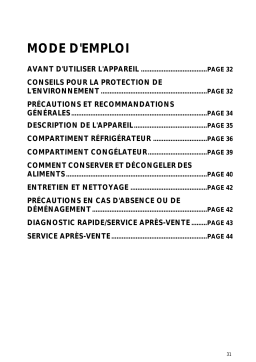 Whirlpool DPA 45NF/AL Manuel utilisateur