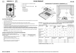 Whirlpool HOB D31 S Manuel utilisateur