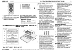 Whirlpool HB D10 S Manuel utilisateur