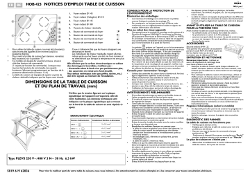 Mode d'emploi | Whirlpool HOB 423/S Manuel utilisateur | Fixfr