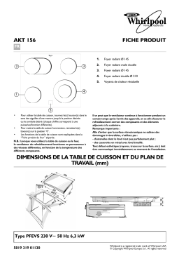 Whirlpool AKT 156/IX Manuel utilisateur