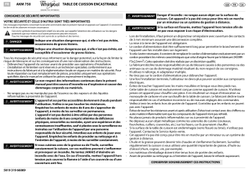 Mode d'emploi | Whirlpool AKM 750/NE Manuel utilisateur | Fixfr