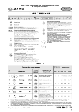 Whirlpool ADG 9930 Manuel utilisateur